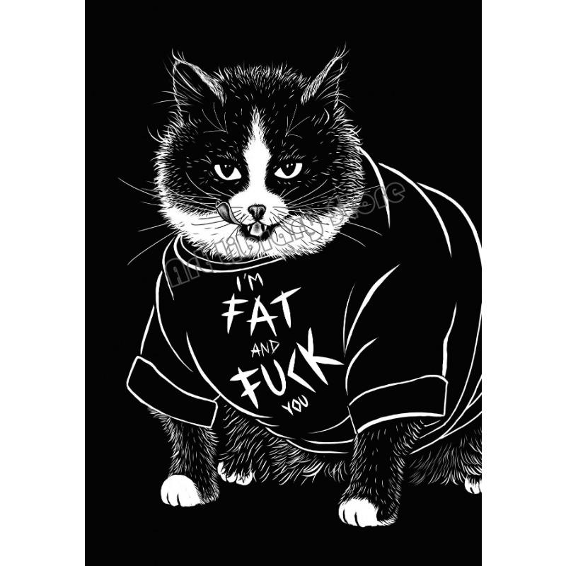 

Abstract Moon and Black Cat in Garland Aesthetics Cute Animals Poster Canvas Painting Wall Pictures Boho Living Room Home Decor 21cm×30cm NoFrame