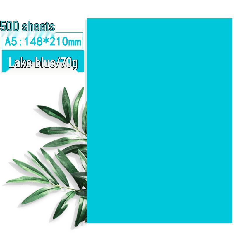 

500 Sheets of A5 Colored Paper for Children s Crafts and Printing