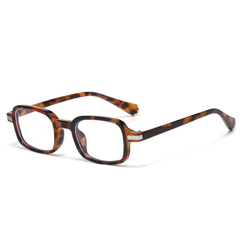  New Retro Rectangle Women Sunglasses Fashion Clear Ocean Gradient Lens Shades UV400 Men Trending Rivets Sun Glasses