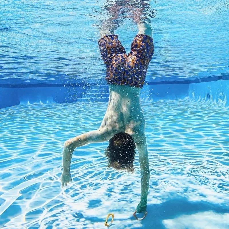 4×Summer Swimming Diving Toys Set Pool Swim Ring Water Sports Play Game Diving Ring Underwater Accessories Grabbing Toys for Kid