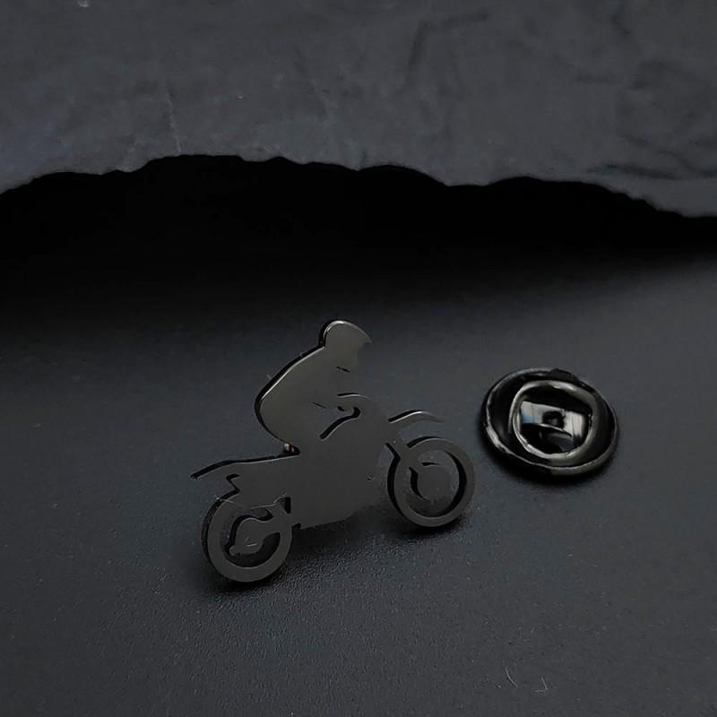 Off Road Motorcycle Brooch Cufflinks Dual-use Personalized Design Adventurer Style Enthusiast Accessories