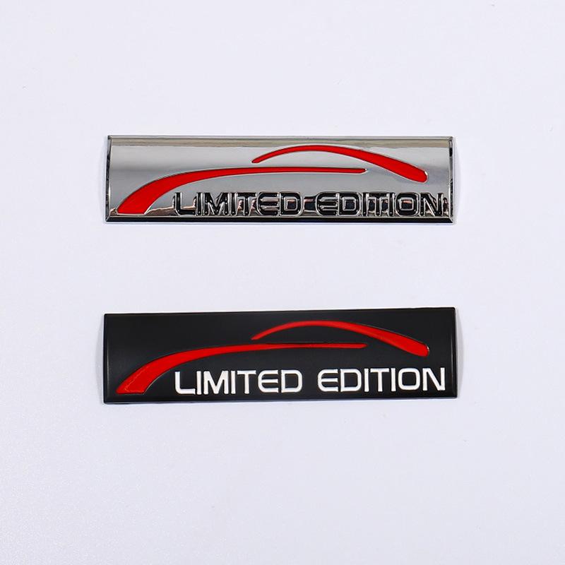 Limited Edition Custom Metal Car Emblem - Rear & Side Body Sticker