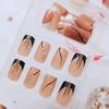 24 Reusable Artificial Fake Nail Set | Lightweight & Long Lasting| Quick Fix For Festivals & Special Occasions (Z644)