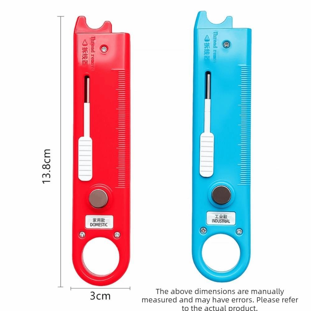 Built-In Ruler Needle Threader 4 in 1 Quick Threading Tool Automatic Threader for Elderly