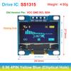 TZT 0.96 inch OLED 4PIN 7PIN  IIC Serial White Display Module 128X64 I2C SSD1306 12864 LCD Screen Board  for Arduino