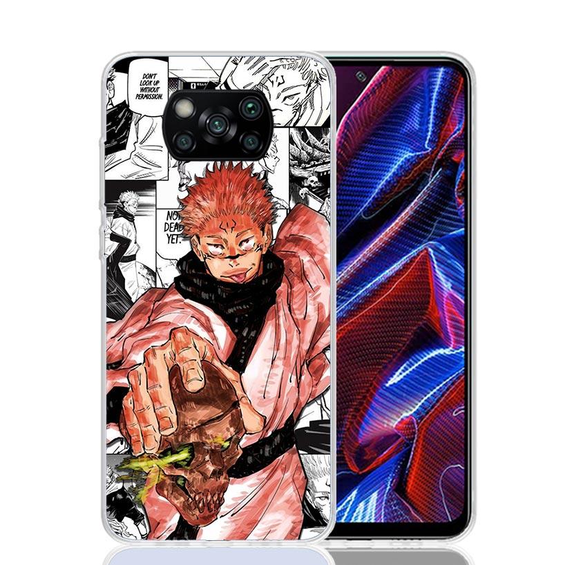 Kaisens Jujutsus Japan Anime Case Phone Cover for Xiaomi Poco X3 Nfc X5 X6 X7 X4 Gt F7 Ultra F6 F5 Pro F4 F3 M5S M5 M4 M3 5G Tre