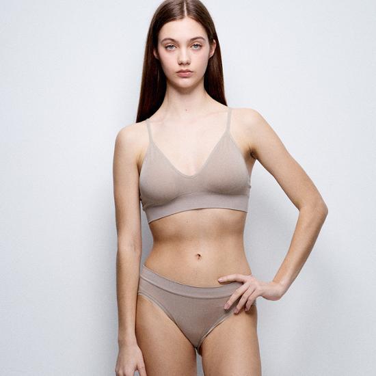 Horaho Modal Hook No-Wire Seamless Bra Panty Set (5COLORS)