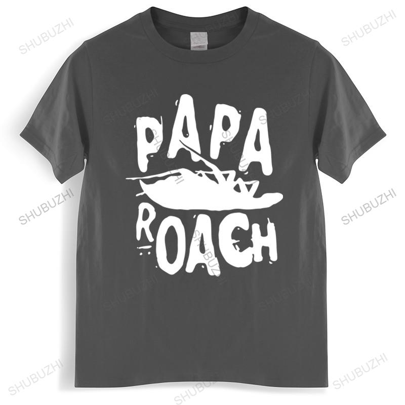 Summer T-shirt Men Brand Teeshirt Papa Roach Classic Infest Logo T-Shirt Mens Brand Teeshirt Mens T-shirt Euro Size TOPS