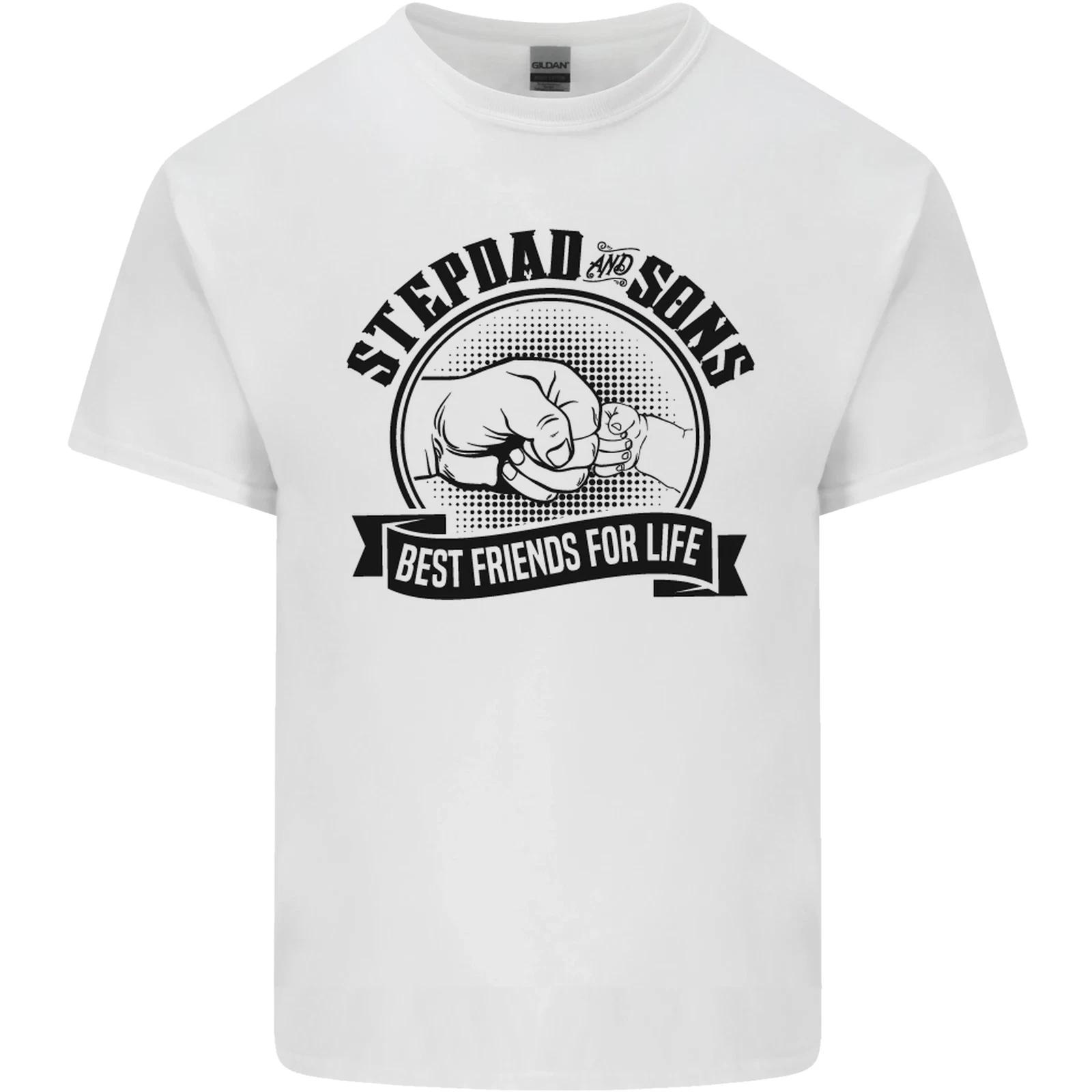 Stepdad & Sons Best Friends Fathers Day Kids T-Shirt Childrens 2XL