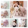 Adorable Long-haired Plush Bunny Toy For Kids 35cm And 50cm Sizes Available