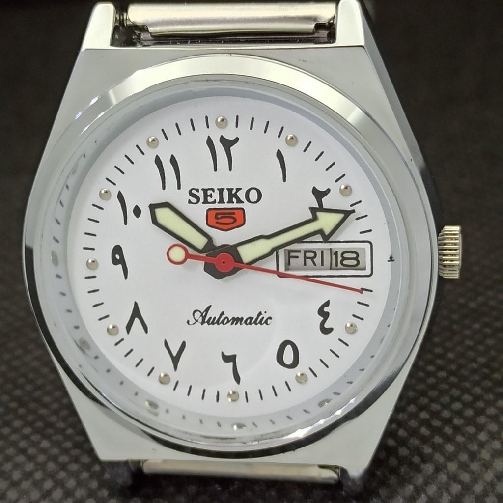 REPASOVANÉ VINTAGE SEIKO 5 AUTO 6309A JAPONSKÉ PÁNSKÉ ARABSKÉ HODINKY 533c-a279829-2