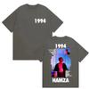 2025 Cool Print HAMZA 1994 Tour Alb Album Hip Hop100 Cotton Men Women Tshirts Daily Outdoor Sports Casual Street Short Sleeves