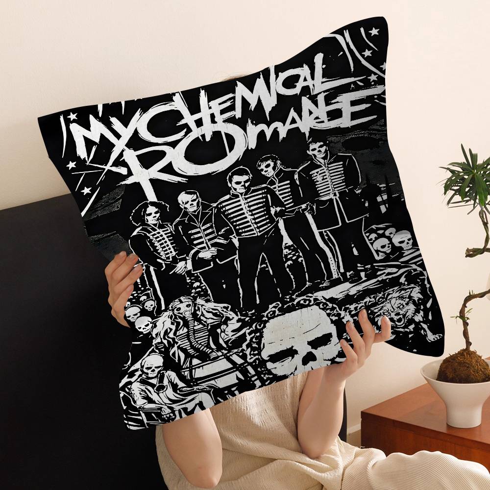 Popular Rock Band My C-Chemical Romance Pillow Gift Home Office Decoration Pillow Bedroom Sofa Car Cushion Coverpillow Case