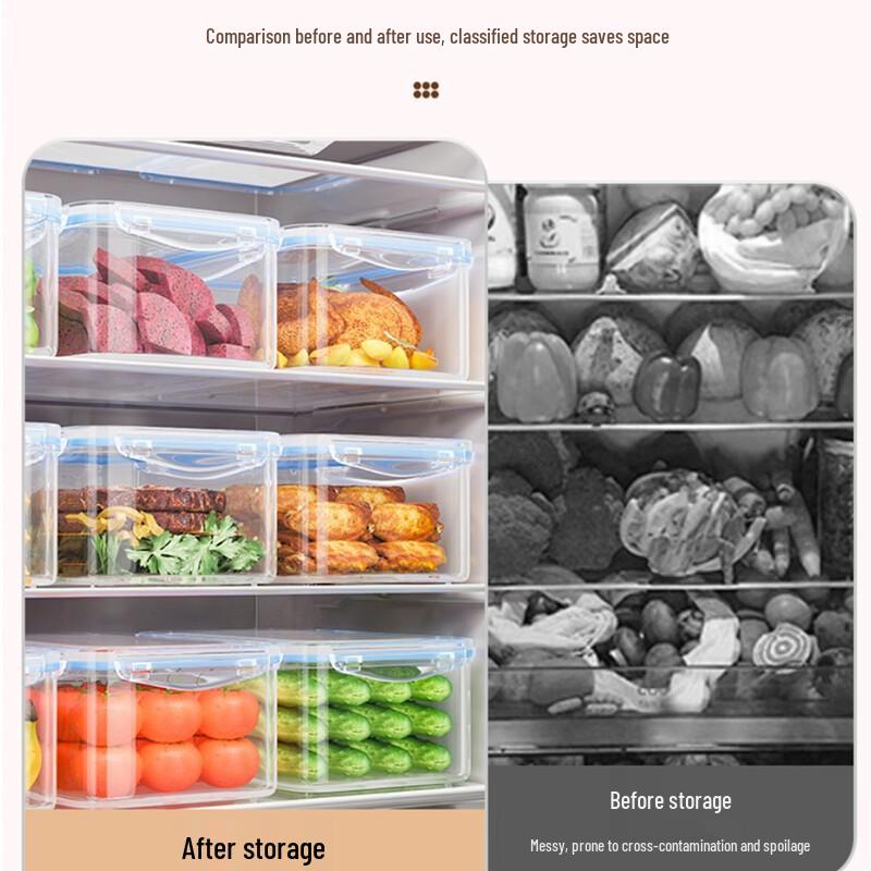 Kühlschrank-Organizer & Frischhalte-Aufbewahrungsboxen-Set