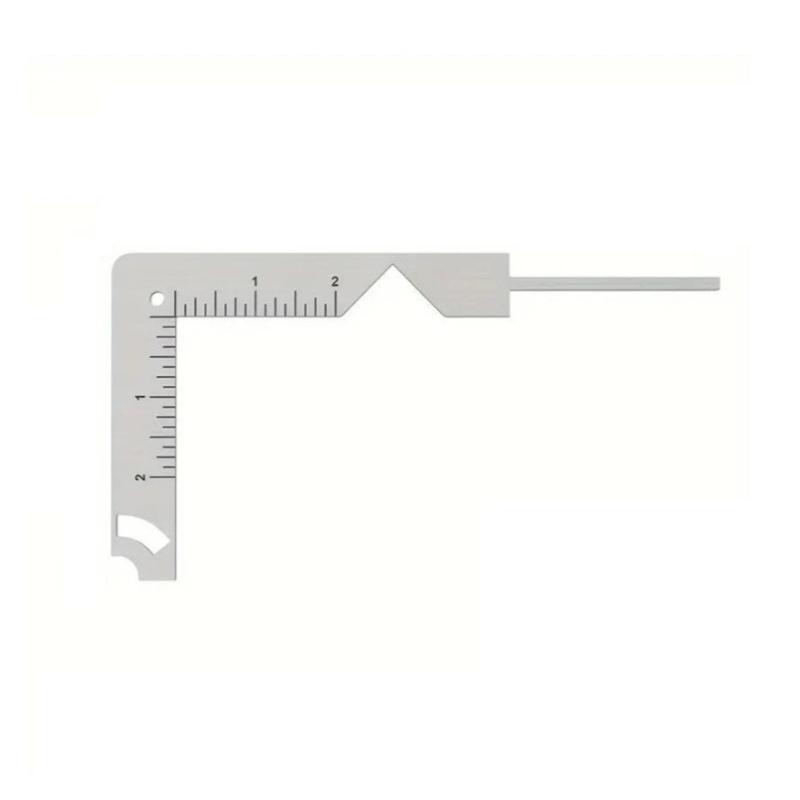 

Multipurpose Book Cover Measuring Tool With Stainless Steel Construction For Crafts 1