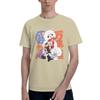 Gintoki Witty Adventures Comedy Chaos Yorozuya Legends Mens Gintama Sleeve Round Neck Pure Cotton Birthday Gift Clothes TShirt