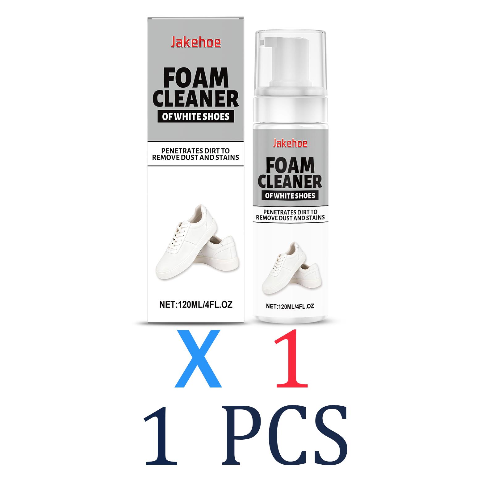 Professional Shoe Cleaner Gentle Foam Wash White Trainer Cleaner Yellowing Remover Daily Shoe Care Sneaker Restore Portable 1 Pcs