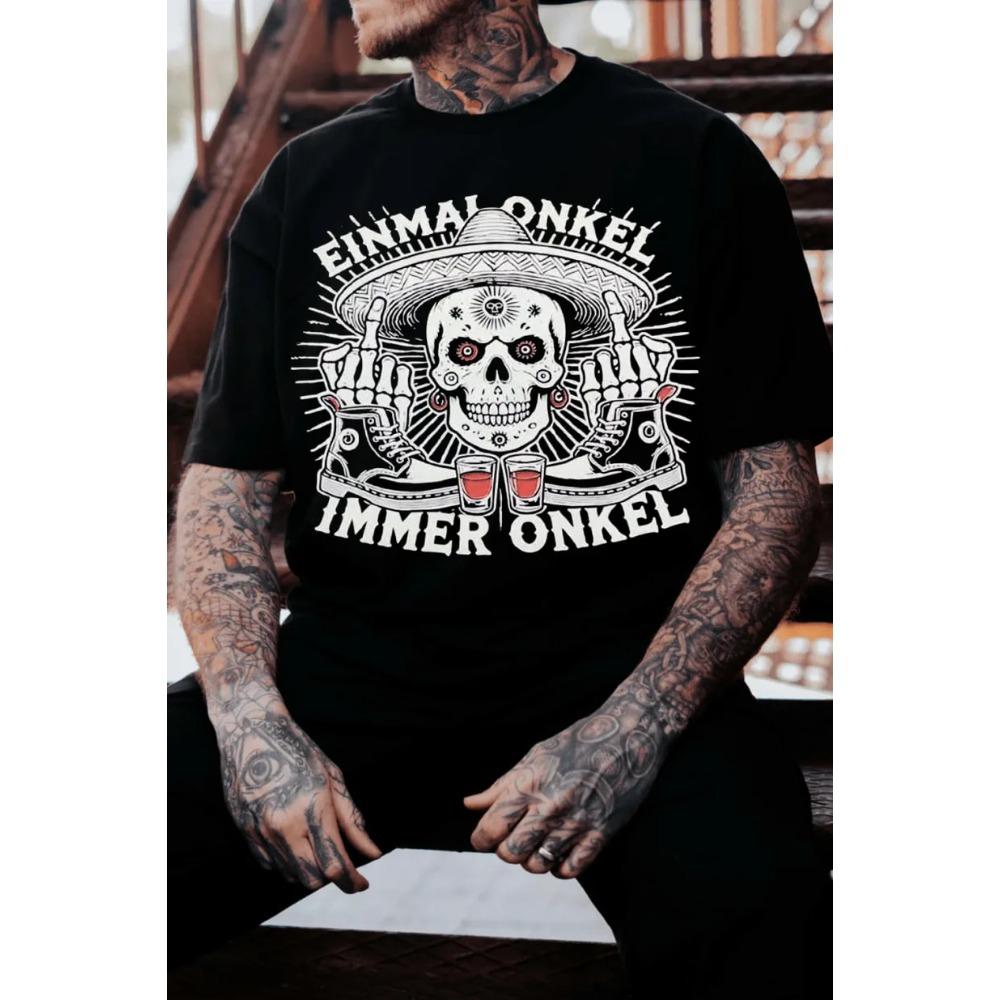 Hot Sale Böhse Onkelz Mitten Unter Euch Tour 2026 Double Sided Print T-shirt Men Women Casual Harajuku T-shirt Hip Hop Streetwear T-shirt