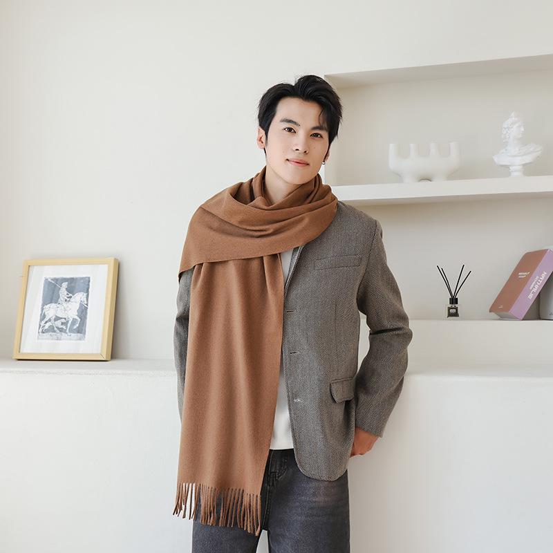 Wool and Cashmere Winter Scarves for Men, Women, and Boys - Stylish and Warm