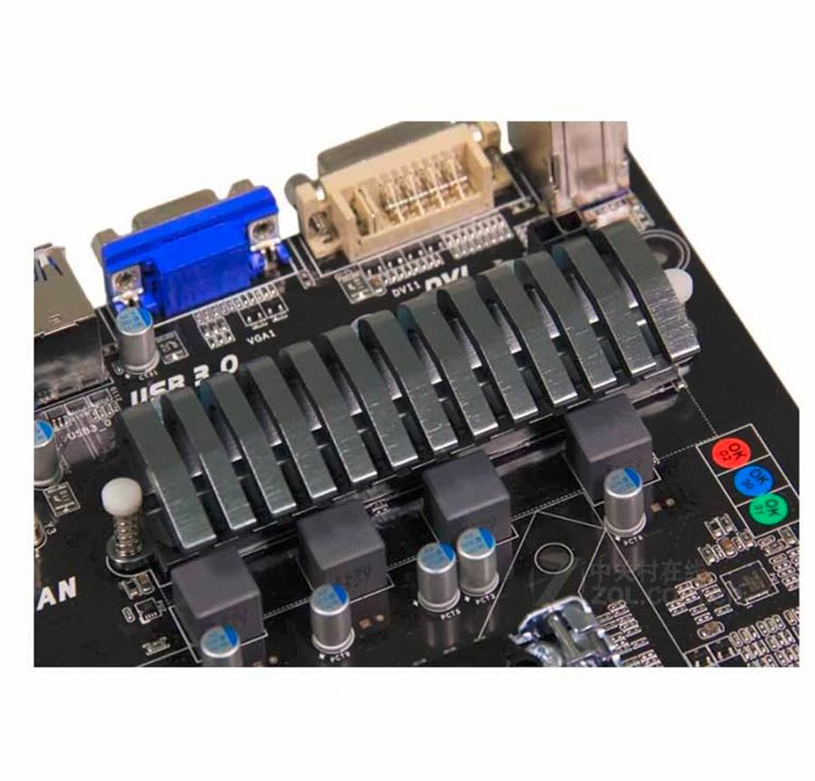 Used H81S2 6GPU 6PCI-E ATX Desktop Motherboard