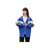 Kappa Lifestyle Color Block Zip-Up Windbreaker Jacket Women jackets Vibrant-Blue K0922FJ01G