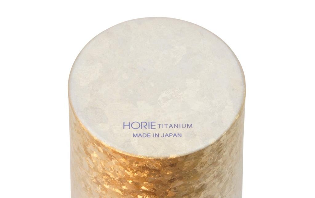 HORIE Titanium Made In Niigata by Nakamiya Torakuma Gradient T09KM270GBR Double-Walled Tumbler, Tsubame, Prefecture, Kiln-Crafted, Light, 270cc,