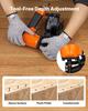 VEVOR Professional Roofing Nailer CN45N, 19mm to 45mm 15 Degree Air Roofing Nail Gun, 4–5 Nails/S Ultra-Fast Nailing