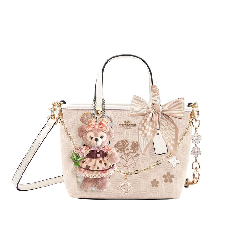 

COACH handbag [Customized bag] City 15 Princess Style Literary Classic Fashion Versatile Awakening from Sweet Dreams Basic Package (Pack + Dust Bag) білий