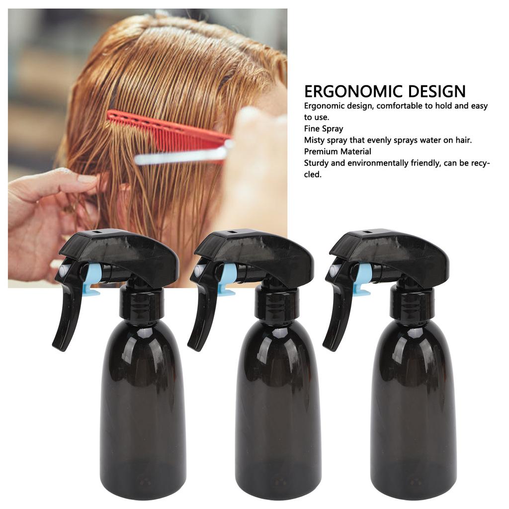 3Pcs Hair Spray Bottle Hair Salon Fine Mist Spray Bottle Hair Styling Tool for Hair Stylist