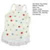Cute Small Dog Dress Lace Ruffle Trim Girl Dog Tutu Dress Soft Breathable Puppy Vest Summer Pet Outfits for Small Dogs Cats