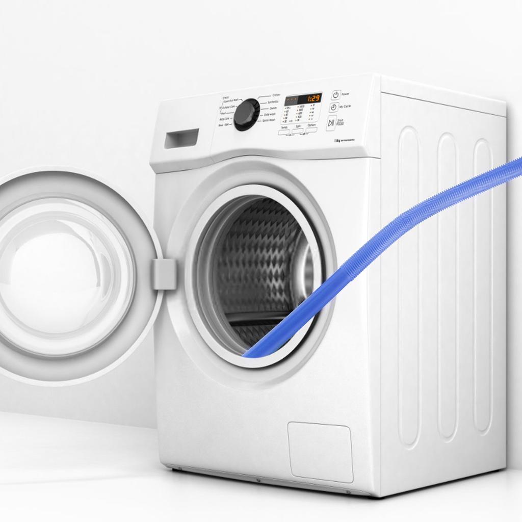 4pcs Reusable Flexible Vacuum Hose Attachments Heavy Duty Corners Gaps Dryer Vents Cleaning Hard Reach Areas Universal Fit