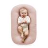 Baby Bassinet Bed Portable Womb Shaped Mattress Removable Washable Cover Infant Sleep Nest Hypoallergenic Microfiber Padding Compact Travel Cot