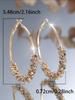 Charm Female Smll Rainbow Round Zircon Stone Hoop Earrings Fashion Gold Color Wedding Jewelry For Women