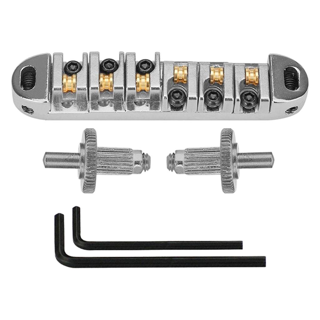 Roller Saddle Bridge Kits Locking Bridge Guitar Roller Saddle Bridge Kits for Gift