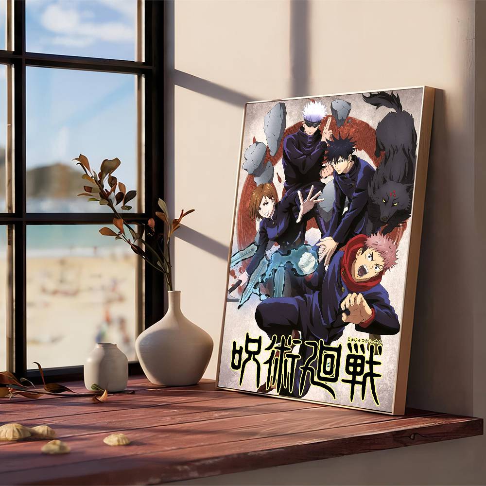 Anime J-Jujutsu K-Kaisen Good Quality Prints and Posters Waterproof Paper Sticker Coffee House Bar Posters Wall Stickers