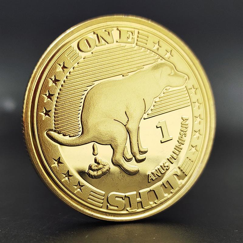 Cheap Shit Challenge Dog Commemorative Coins Lucky Coin | Joom