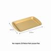 Qianxing Gold 201 Stainless Steel Square Roasting Tray Set