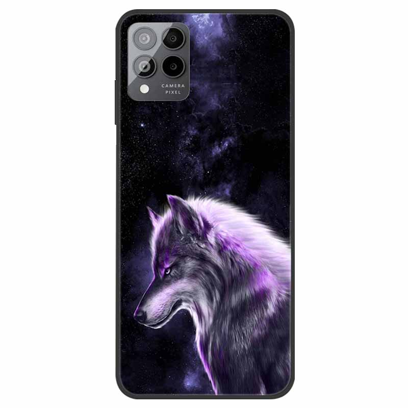 Case For T-Mobile REVVL 6 5G Animals Soft Silicone TPU Phone Back Cover for T-Mobile Revvl 6 Pro 5G Coque Protective Wolf Cat