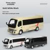 1/32 Scale Alloy Bus Model Toy with Sound and Light - Pull Back Action, Cake Decoration 