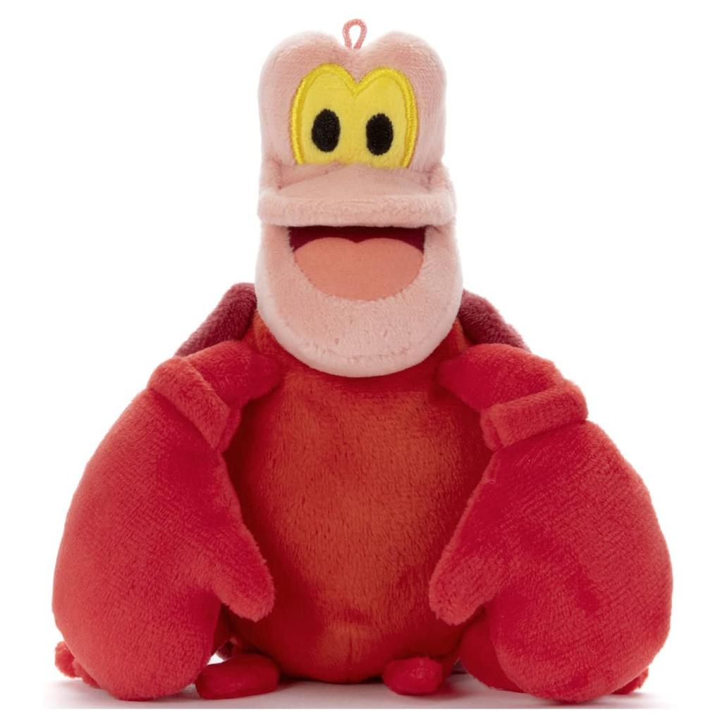 Disney Character Washable Beans Collection Sebastian Plush Toy, Approximately 14cm Tall