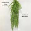 Artificial Spider Plant & Fern Hanging Decor - Trailing Green Vines for Wall & Ceiling