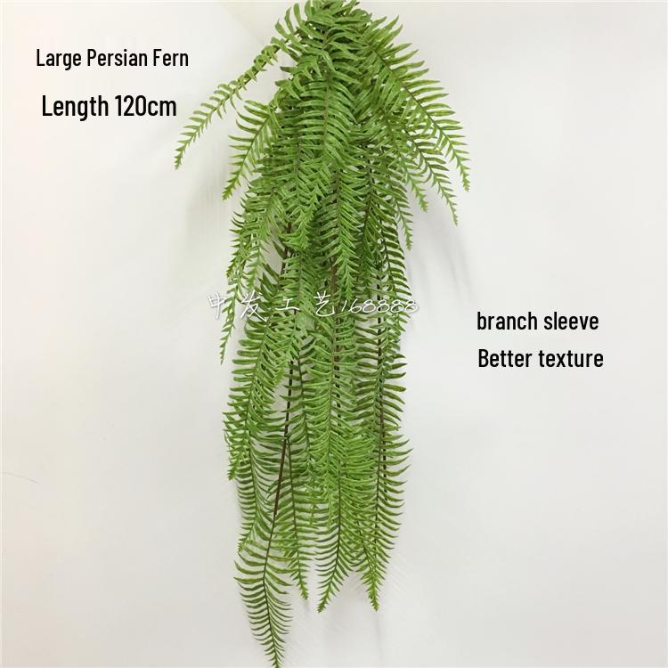Artificial Spider Plant & Fern Hanging Decor - Trailing Green Vines for Wall & Ceiling