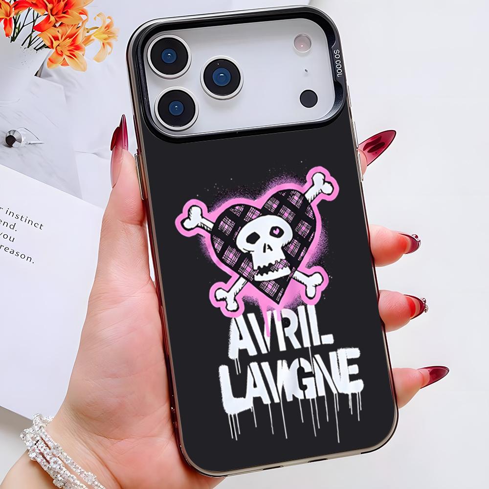 

Singer Avril Lavigne Phone Case For IPhone 17 Pro Max 16 Pro Max 15 14 13 11 12 Mini Xs X Xr 7 8 Plus Se Color Silver Cover iPhone 16 Pro Max