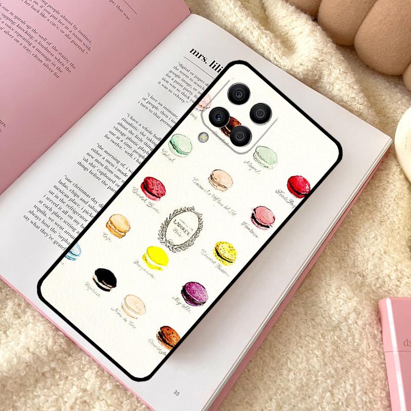 Macarons Cake Dessert Case For Samsung Galaxy M32 M52 M15 M11 M12 M13 M14 M06 M16 M36 M56 M31 M53 M35 M55 M34 M54