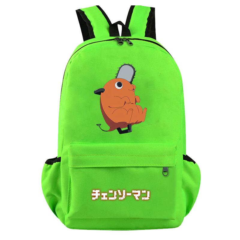 Anime Chainsaw Man Rucksack für Jungen Mädchen Hildren Zurück zur Schule Schultasche Student Kawaii Rucksack Luffy Nami Lysop Leichte Taschen