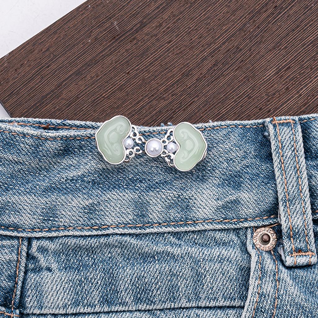 Ancient Waist Extender 3Pcs Waist Adjusting Clasp Waist Tightener Pin For Loose Jeans Pants Elegant Waist Decoration