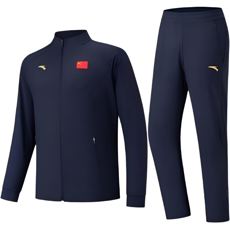 Anta Letter Minimalist Versatile Soft Casual Sports Suit Unisex suit 452620111-1 L