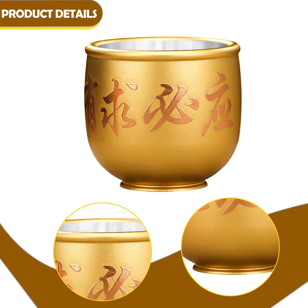 Buddhist Worship Cup Buddhist Alar Supplies Home Decor Buddhist Supplies Buddha Water Cup Offering Cup for Ceremony Studio Party