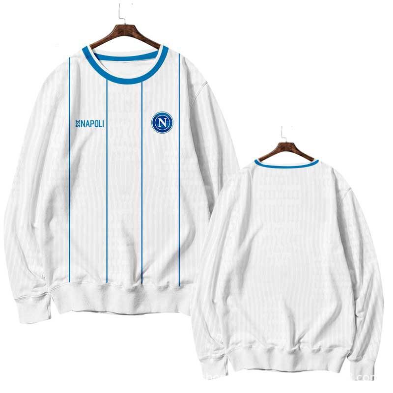 Napoli 26-27 Season Football Sweatshirt Crew Neck Long Sleeve Men Women Fans