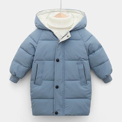 Kids Coats Baby Boys Jackets Fashion Warm Girls Hooded Snowsuit for 3-10Y Teen Children Thick Long Outerwear Kids Winter Clothes